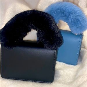 Mini Fur Satchels